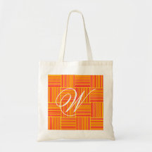 Weaved Stripes Canvas Bag