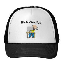 Web Addict Tshirts and Gifts Mesh Hats