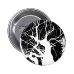 WEBBY TREE BLACK AND WHITE NEGATIVE BUTTONS