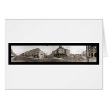 Webster City IA Scene Photo 1907 Greeting Card