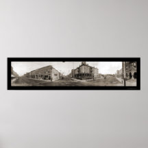 Webster City IA Scene Photo 1907 Poster