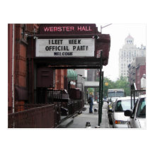 Webster Hall NYC Post Cards