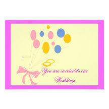 Wedding and Reception Invitations.