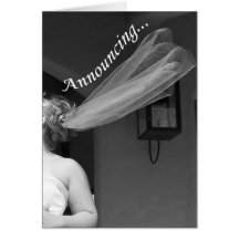 Wedding Announcement Greeting Card