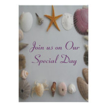 Wedding Beach Save the Date Announcement