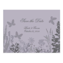 Wedding Belle Save the Date Postcard