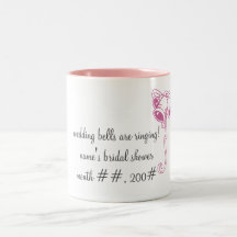 "wedding bells are ringing" mug