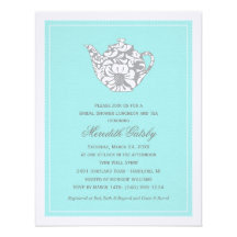 Wedding Bridal Shower Invitation | High Tea Theme