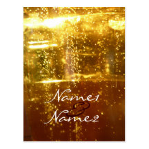 Wedding Bubbles Postcard Template