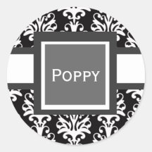 Wedding Cake Box Labels Round Stickers