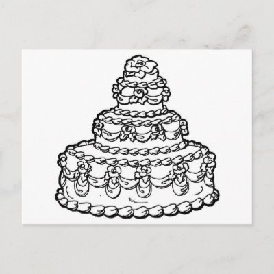 Wedding Cakes Drawings