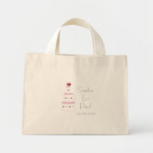 Wedding cake gift bag