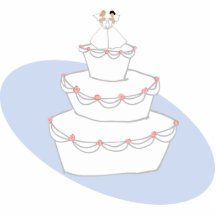 Wedding Cake Two Brides Photo Cutout