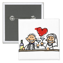 Wedding Celebration Buttons