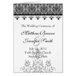 Wedding Ceremony Program and Order of Service Card