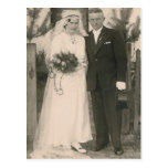 wedding couple fake background post card