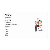 Wedding Couple I Do T-shirts and Gifts Business Card