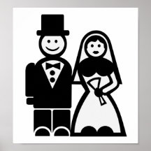 Wedding couple print