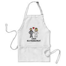 Wedding Couple - Under New Management Aprons