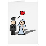 "Wedding Day" couple design Greeting Cards
