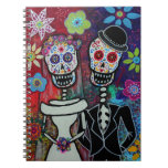 WEDDING  DAY OF THE DEAD NOTEBOOK