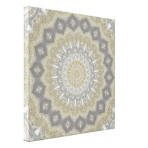 Wedding dress kaleidoscope #3 gallery wrap canvas