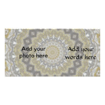 Wedding dress kaleidoscope #3 photo card