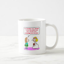 wedding dress trouble mugs