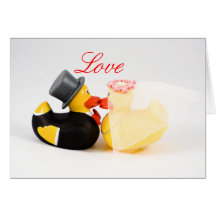 Wedding ducks cards