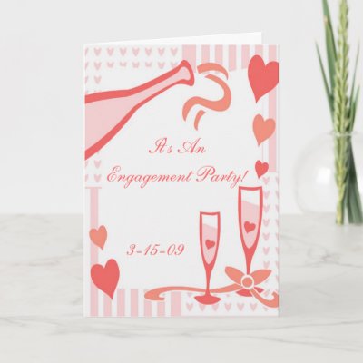 Wedding Engagement Party Invitation by Be My Valentine