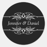 Wedding Envelope Seal Stickers Bride And Groom stickers