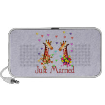 Wedding Giraffes Travelling Speakers