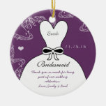 Wedding Gown Bridesmaid Wedding Christmas Ornament