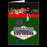 Wedding In Fabulous Las Vegas Card cards