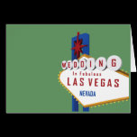 Wedding In Fabulous Las Vegas Card cards