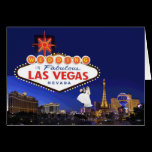 Wedding In Fabulous Las Vegas Card cards