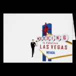 Wedding In Fabulous Las Vegas Card cards