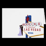 Wedding In Fabulous Las Vegas Card cards