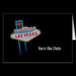 Wedding  in Fabulous Las Vegas Save the Date Card cards