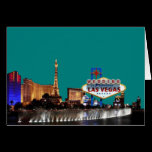 Wedding In Las Vegas Card cards