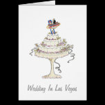 Wedding In Las Vegas Card cards