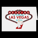 Wedding In Las Vegas with Bridesmaids Card cards