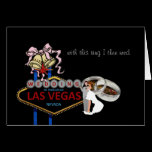 WEDDING In Las Vegas, with this ring Card cards