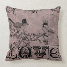 Wedding Love Birds Pillow