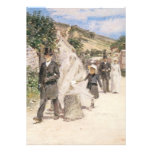 Wedding March by Robinson, Impressionism Wedding Invitations