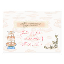 Wedding Memories Placement Card Business Card Templates