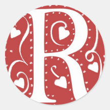 Wedding Monogram Sticker
