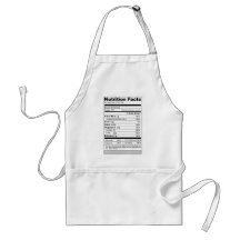 Wedding or Anniversary Sweet Funny Nutrition Label Aprons