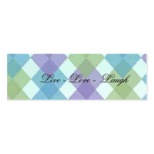 Wedding or Shower Favour Tag Business Card Template