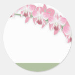 Wedding Orchids Invitation Sticker